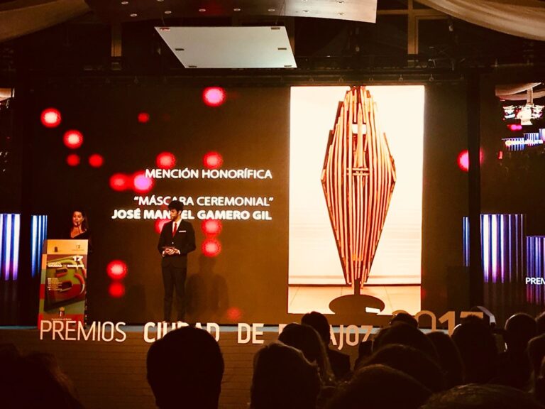 Gamero Gil recibe el Segundo Premio de Escultura en los Premios Ciudad de Badajoz 2017